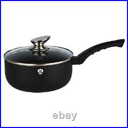 15 Pc Blaumann Cookware Frying Cooking Grill Pan Pots Saucepan Soft Touch Handle