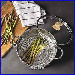 17 Piece Hammered Cookware Set Nonstick Granite Coated Pots and Pans Set Black