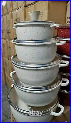 5 pices cookingpots Induction Cooking Pots Lid 5Pots 20,24,28,30,32cm