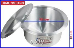 Aluminium Casserole Set 5pcs Stock Soup Cooking Pots 20,22,24,26,28cm With Lid