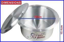 Aluminium Casserole Set 5pcs Stock Soup Cooking Pots 20,22,24,26,28cm With Lid