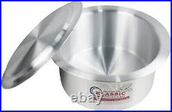 Aluminium Casserole Set 5pcs Stock Soup Cooking Pots 20,22,24,26,28cm With Lid