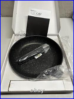 BergHOFF Eurocast Non-stick Frying Pans 3 Piece Set 2 x New, 1 x Used 6020