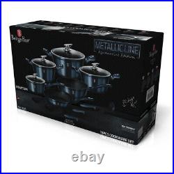 Berlinger Haus 15 Pc Cookware Set Aluminium Non Stick Pots Pans Induction Tools