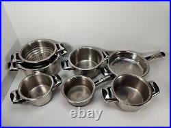 Carl Weill Saucepan / Pan Set 7 Pieces Electric Gas Induction Suitable