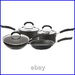 Circulon 4 Piece Cookware Set Glass Lids Non Stick, Induction, Dishwasher Safe