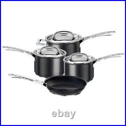 Circulon Infinite Cookware Set Black Hard Anodised Aluminium Pans Pack of 4