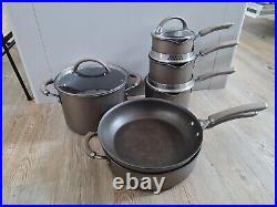 Circulon Premier Professional 6 Piece Hard Anodized Cookware Set Nonstick Induct