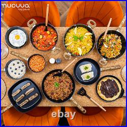 Copper Cookware Collection Frying Pans, Woks, Sauté Pans, and Saucepans- Nuovva