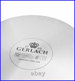 Gerlach Superior Set Of Pots 10 Pcs Cookware Stockpot Stewpots Glass Lids Pot