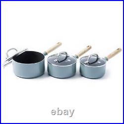 GreenPan Mayflower 3 Piece Saucepan Set With Lids