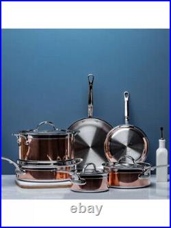 Hestan CopperBond Stainless Steel Pan 6 Piece Set (Tarnished Copper) B+