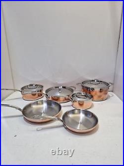 Hestan CopperBond Stainless Steel Pan 6 Piece Set (Tarnished Copper) B+