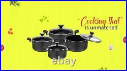 Induction Casserole Pots Non Stick Saucepan Pans Cookware Dish Deep With Lid UK