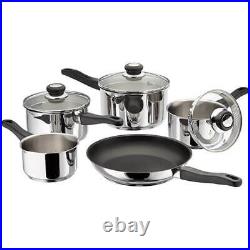 Judge Vista 5 Piece Draining Saucepan Set