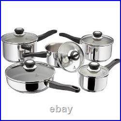 Judge Vista 5 Piece Draining Saucepan Set