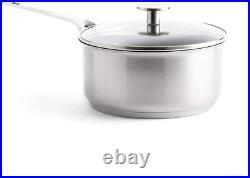 KitchenAid Stainless Steel PFAS Free 3 Piece Cookware Saucepan Set