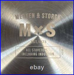 Merten & Storck Tri-Ply Stainless Steel 8 Piece Cookware Pots & Pans Set, Profess
