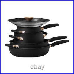 Meyer Accent Essential Cookware Set Induction and Dishwasher Safe Pack of 6