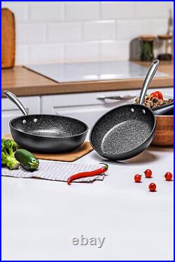 Prestige Cookware Set Non Stick Induction Suitable Dishwasher Safe Pack of 5