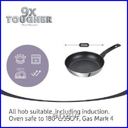 Prestige Cookware Set in Stainless Steel with Milk Pan Non Stick Pack of 4