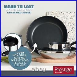 Prestige Made to Last Cookware Set with Soft Grip Silicone Handles Pack of 5