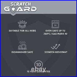Prestige Scratch Guard 3 Piece Saucepan Set Induction Hob Pans 16/18/20 cm