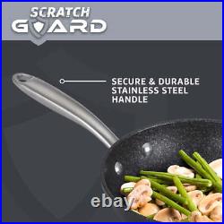 Prestige Scratch Guard Pan Set with Milk Pan Non Stick Cookware Pack of 4