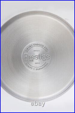 Prestige Scratch Guard Saucepan Set Stainless Steel Non Stick Induction Cookware