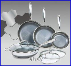 Pro steel Klad 7 piece cookware / pan set
