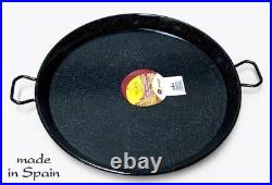 Professional Spanish ENAMELED STEEL Paella Pan PANS Heavy Duty ALL SIZES