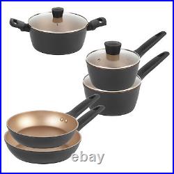 Russell Hobbs COMBO-8590 5-Piece Pan Set, Includes Stockpots, Saucepans & Fry