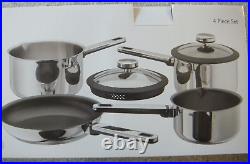 STELLAR SLB2, Stay Cool 4 Piece Draining Saucepan Set, Non-Stick, All Hobs + Box