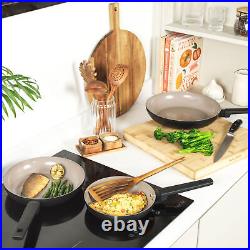 Salter Frying Pan and Saucepan Set 6 Piece Ceramic Non-Stick Recycled Aluminium