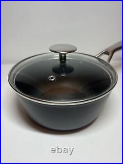 SaucePan Set Non Stick Lakeland With Glass Lids RRP £140