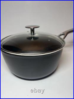 SaucePan Set Non Stick Lakeland With Glass Lids RRP £140