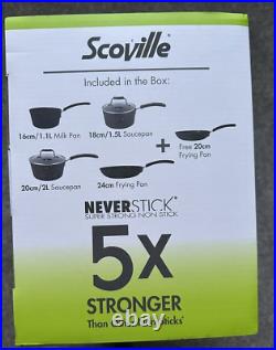 Scoville Neverstick 4 + 1 Piece Cookware Set