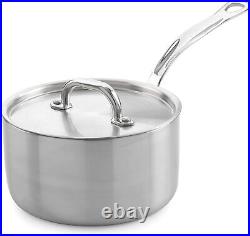 Stainless Steel Tri-Ply Saucepan Made In England Cookware Strong and Durable