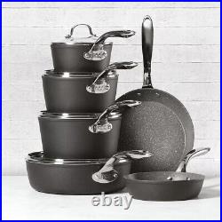 Starfrit The Rock Cookware Set of 10 Sauce Frying Pan Pot Ceramic Non-Stick