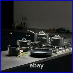 Stellar S6C1 Hard Anodised 5 Piece Saucepan Set, Non-Stick Brand new