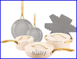 TAAZZMART TAAZZMART Ceramic Nonstick Cookware Set (12 pcs), Non Toxic PFOA