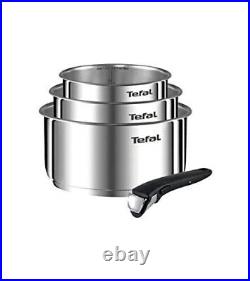 TEFAL Ingenio Emotion 4 pcs Induction Stainless Steel Sauce pan Set