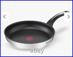 Tefal Emotion Stainless Steel Saucepan & Non-Stick Frying Pan Set, 5 Piece