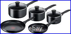 Tefal Induction Non-Stick Cookware Set, 5 Pcs Black (G155S544)