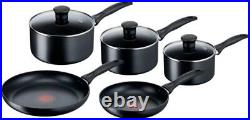 Tefal Induction Non-Stick Cookware Set, 5 Pcs Black (G155S544)