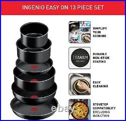 Tefal Ingenio Easy ON 13 piece Non-Stick Pan Set, Removable Handle, L1599243