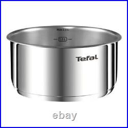 Tefal Ingenio Emotion 22 Piece Stainless Steel Pan Set Induction + GLASS LIDS