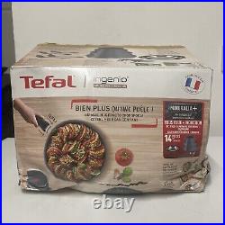 Tefal Ingenio Natural Force 14-Piece Pan Set Grey Stone / Read Description