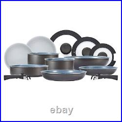 Tower 13pc Cookware Set with Ceramic Non-Stick Grey, Freedom Range, T800200