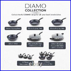 Tower Diamo 5 Piece Cookware Set Black Diamond Non-Stick Coating Pan Set T900130